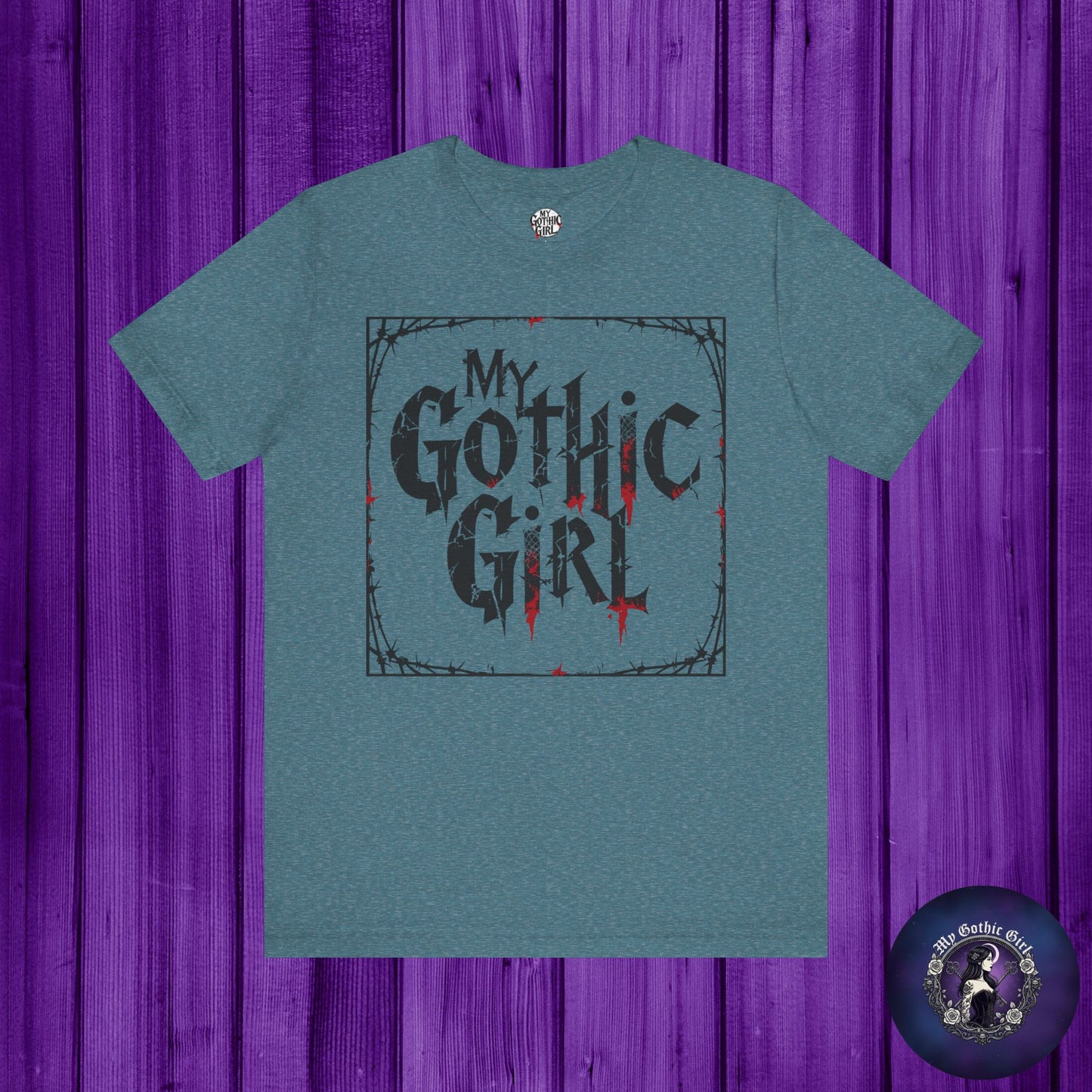 My Gothic Girl Graphic Poetic Goth Graphic Tee – My Gothic Girl
