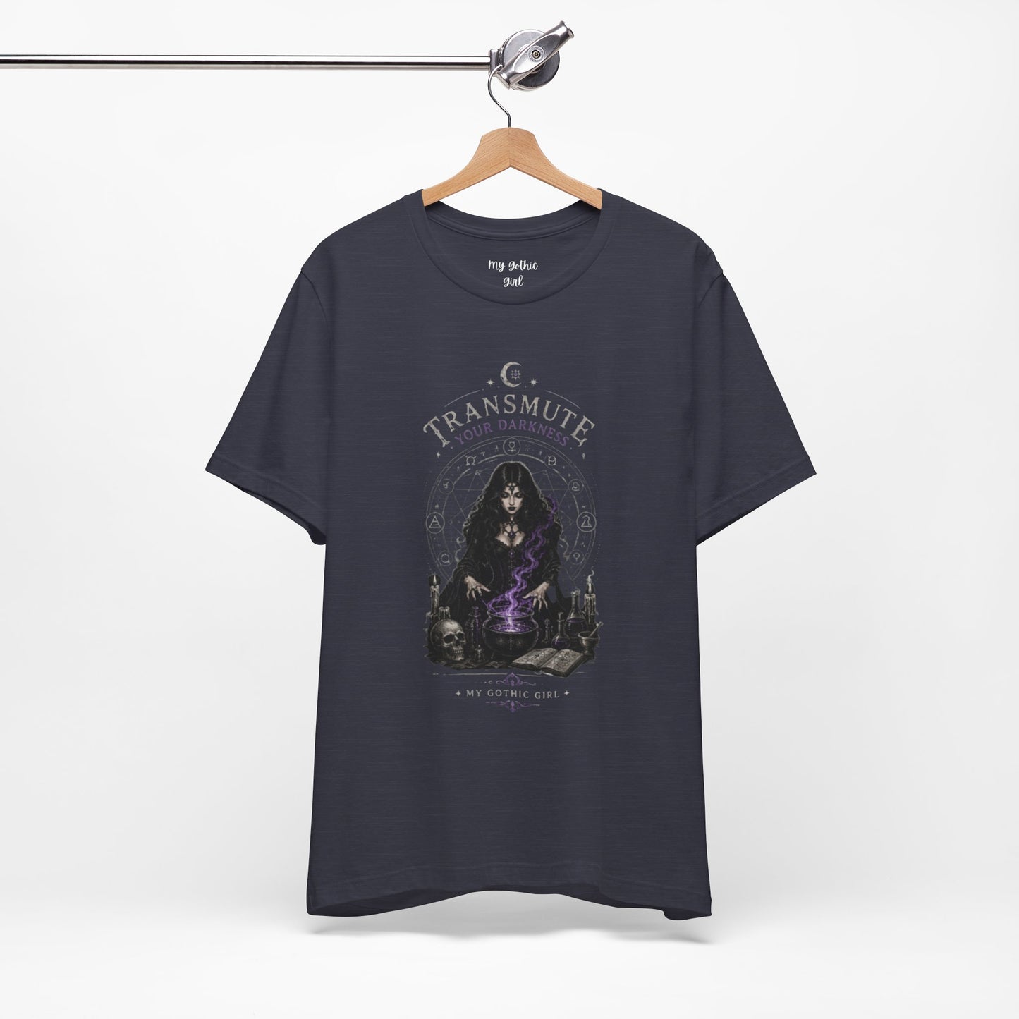 Transmute Your Darkness Alchemist Arts Tee — Witchy Occult Graphic T-Shirt
