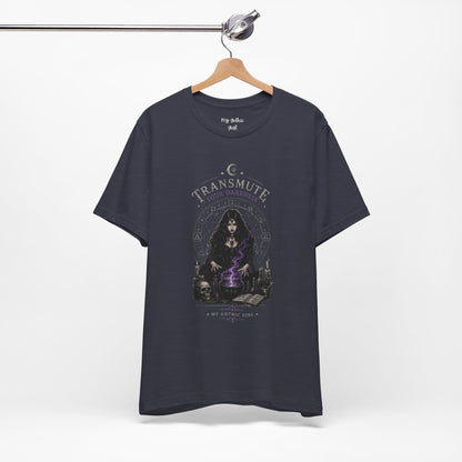 Transmute Your Darkness Alchemist Arts Tee — Witchy Occult Graphic T-Shirt