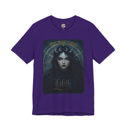 The First Rebel -"Lilith" Graphic T-Shirt – Alt Aesthetic Poetic Goth Street-wear