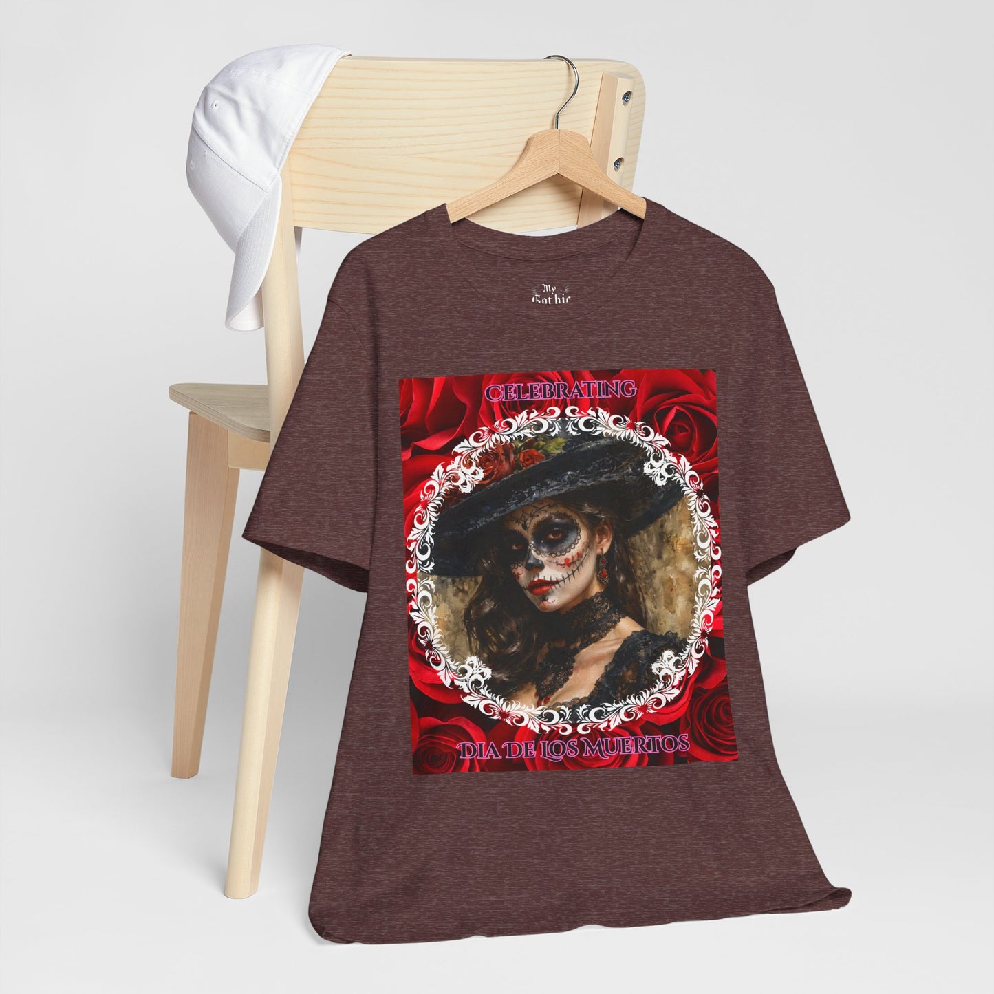 My Gothic Girl Dia De Los Muertos Graphic Tee – Gothic Streetwear, Whimsy Goth, Dark Poetry Alt Fashion