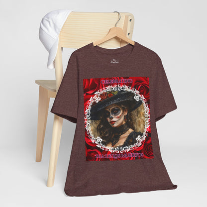 My Gothic Girl Dia De Los Muertos Graphic Tee – Gothic Streetwear, Whimsy Goth, Dark Poetry Alt Fashion