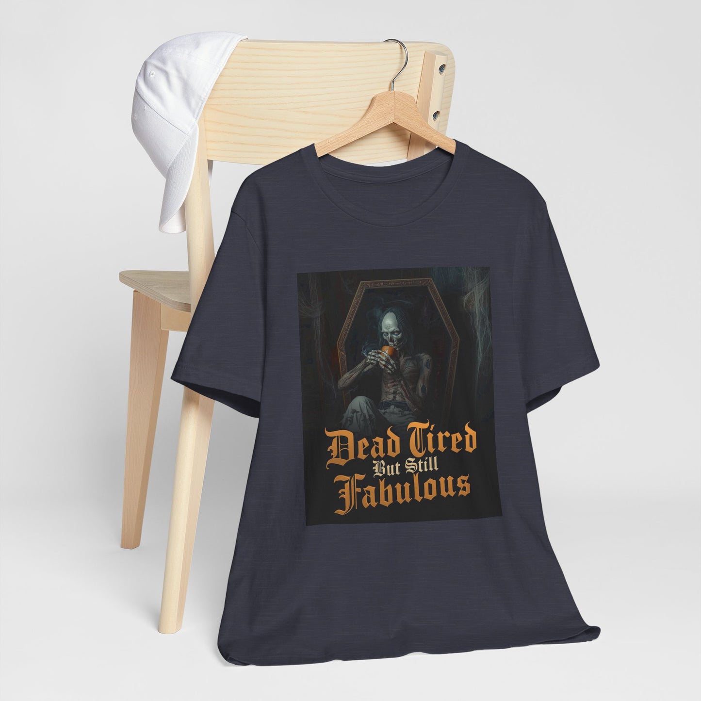 My Gothic Girl "Dead Tired But Still Fabulous" Graphic T-Shirt Unisex Gothic Dark Fashion Casual Wear