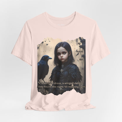 My Gothic Girl T-Shirt "Black Raven"  Whimsy Goth, Goth Fashion, Poetic Gothic Street Wear