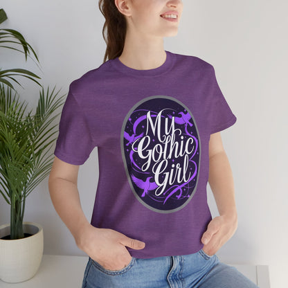My Gothic Girl Poetic Goth Graphic Tee – Dark Alt Aesthetic Streetwear Fashion