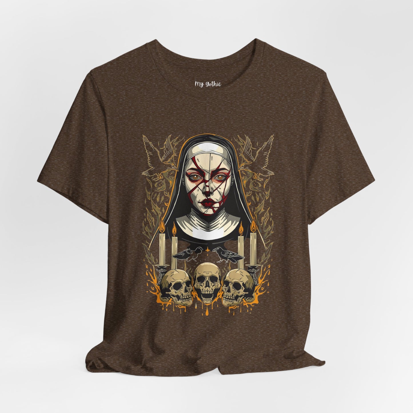 Nocturne Nun Gothic Pop Art T-Shirt