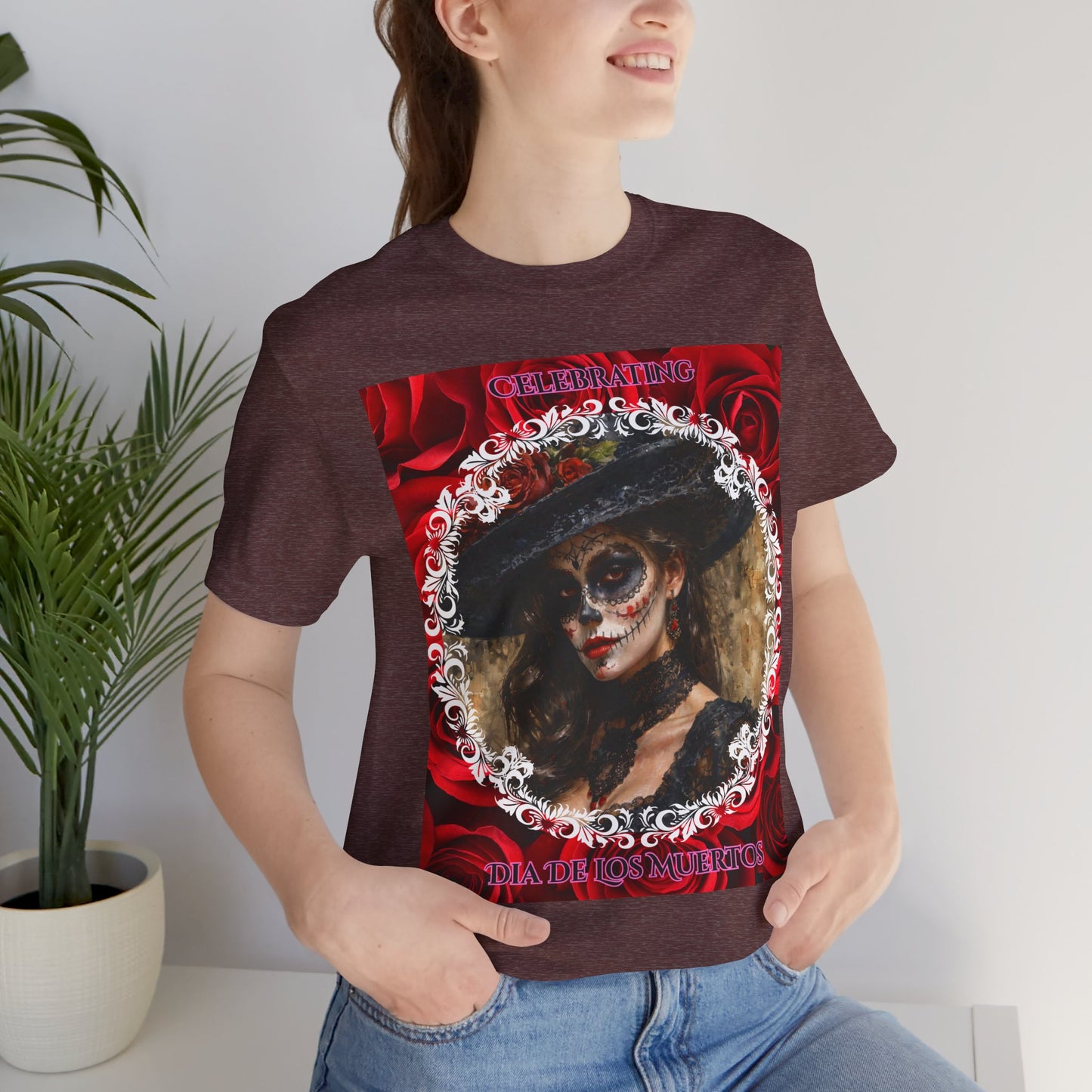 My Gothic Girl Dia De Los Muertos Graphic Tee – Gothic Streetwear, Whimsy Goth, Dark Poetry Alt Fashion