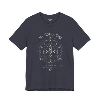 My Gothic Girl "The Alchemist" Gothic Design Short Sleeve T Shirt