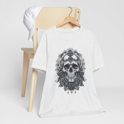 Gothic Skull Elegance T-Shirt