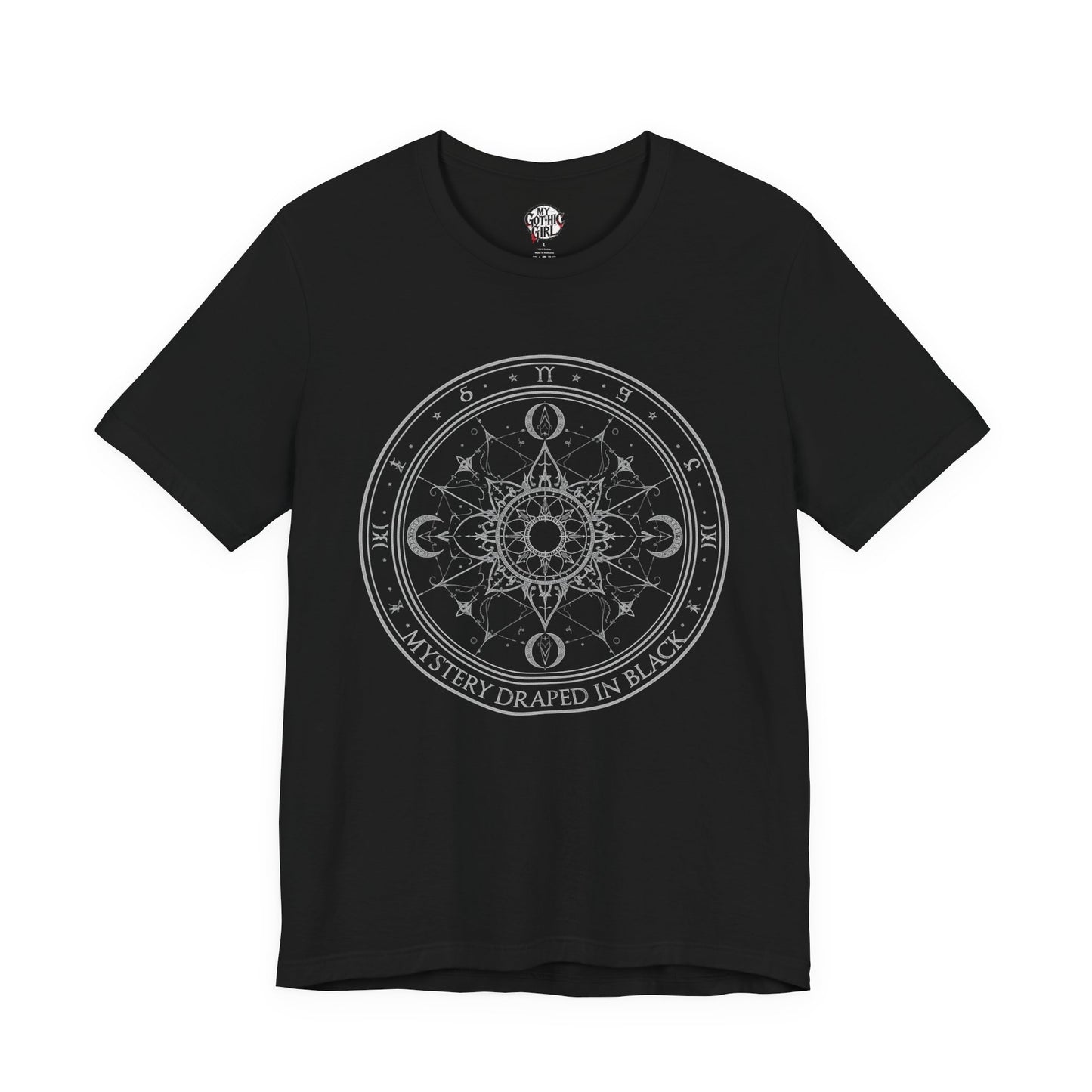 Copy of “Midnight Toy-maker's Creation” —hand-stitched Gothic doll Graphic T-Shirt – Alt Aesthetic Poetic Goth Street-wear