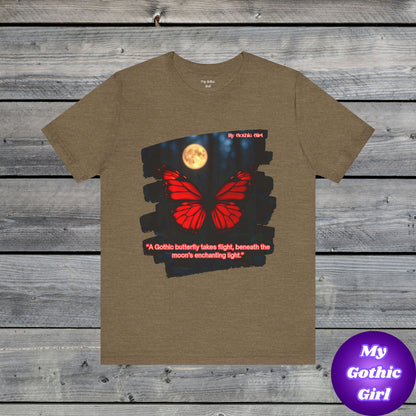 My Gothic Girl Graphic Tee – Whimsy Goth Streetwear, Dark Poetry Fashion, Alt Aesthetic Apparel
