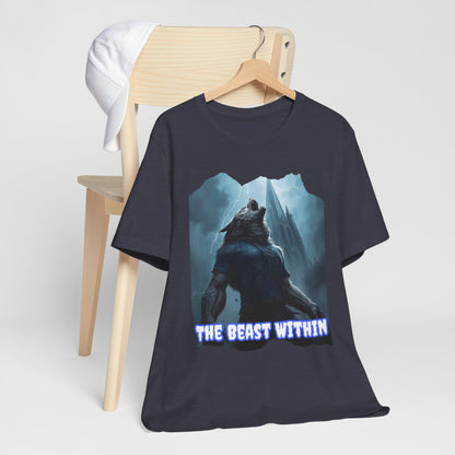 My Gothic Girl "The Beast Within" Graphic T-Shirt Unisex Gothic Dark Fashion Casual Wear