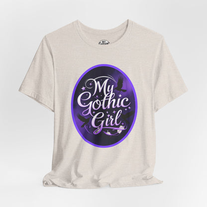 My Gothic Girl Poetic Goth Graphic Tee – Dark Alt Aesthetic Streetwear Fashion