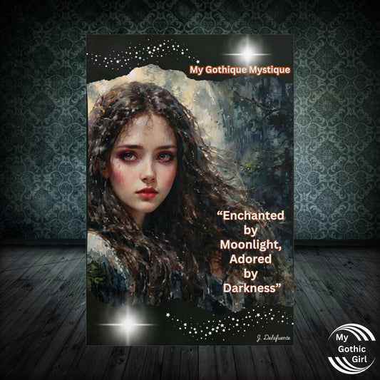 My Gothic Girl presents a striking poster titled "My Gothique Mystique"