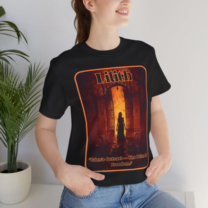 “Lilith  —  Eden’s Outcast, The Price of Freedom.” Graphic T-Shirt – Alt Aesthetic Poetic Goth Street-wear