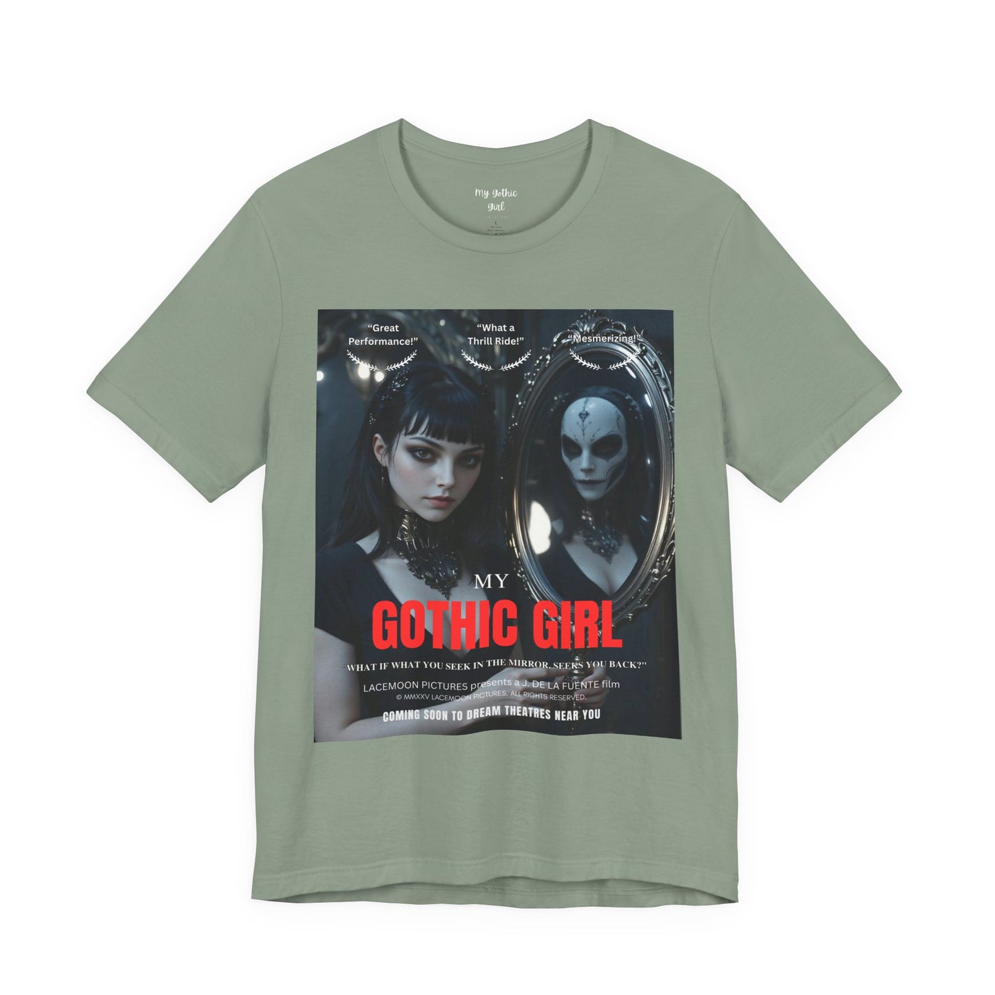 My Gothic Girl Graphic Tee – Whimsy Goth Streetwear, Dark Poetry Fashion, Alt Aesthetic Apparel