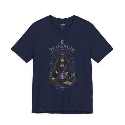 Transmute Your Darkness Alchemist Arts Tee — Witchy Occult Graphic T-Shirt