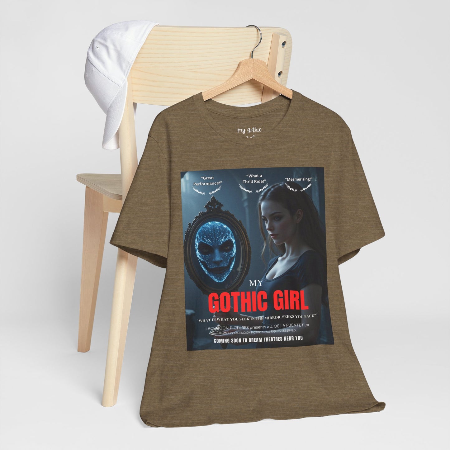 My Gothic Girl "Movie Poster" Graphic Tee – Gothic Streetwear, Whimsy Goth, Dark Poetry Alt Fashion