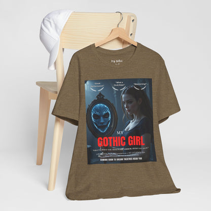 My Gothic Girl "Movie Poster" Graphic Tee – Gothic Streetwear, Whimsy Goth, Dark Poetry Alt Fashion