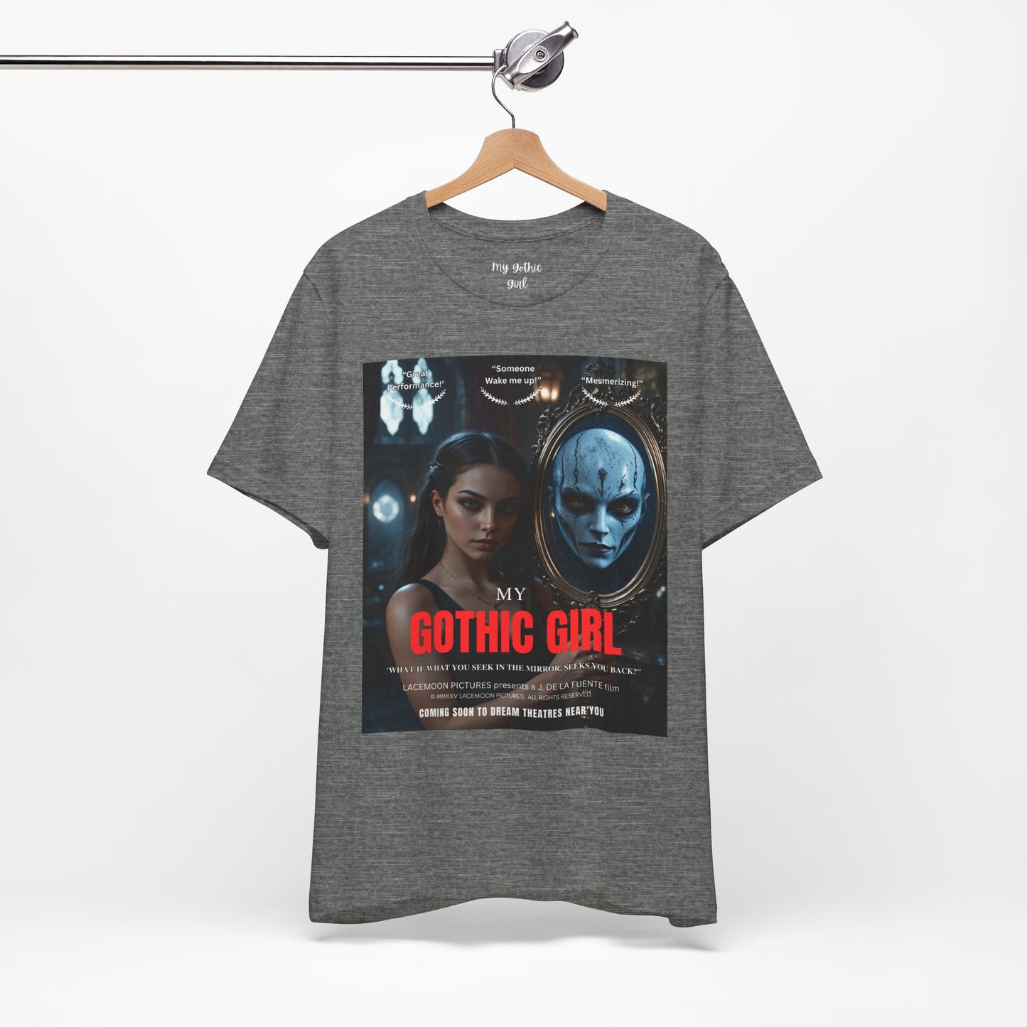 My Gothic Girl T-Shirt "Movie Poster" – Whimsy Goth Streetwear, Dark Poetry Fashion, Alt Aesthetic Apparel
