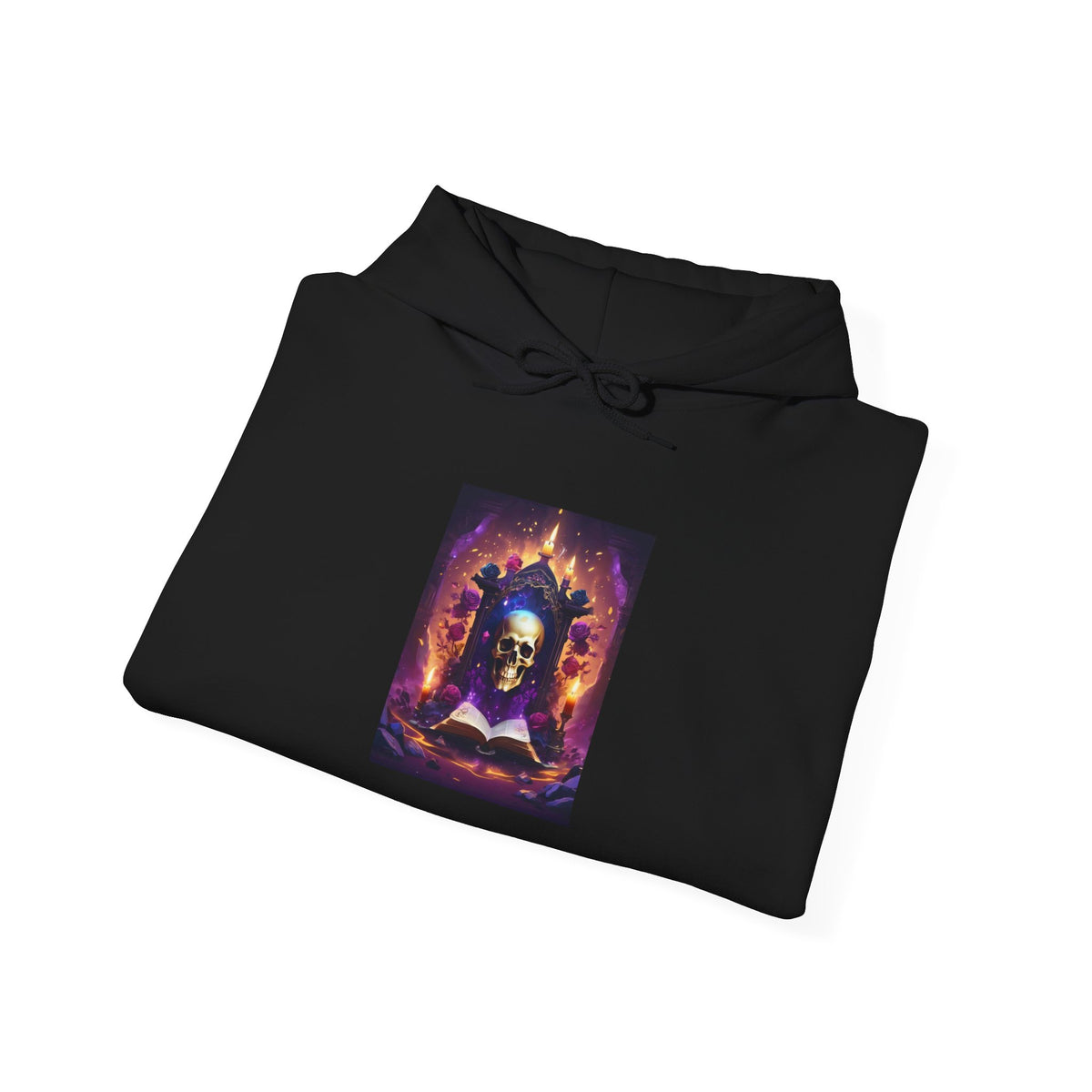 Skull & Spellbook Hoodie — "My Gothic Girl" Heavy Blend™ Hooded Sweatshirt