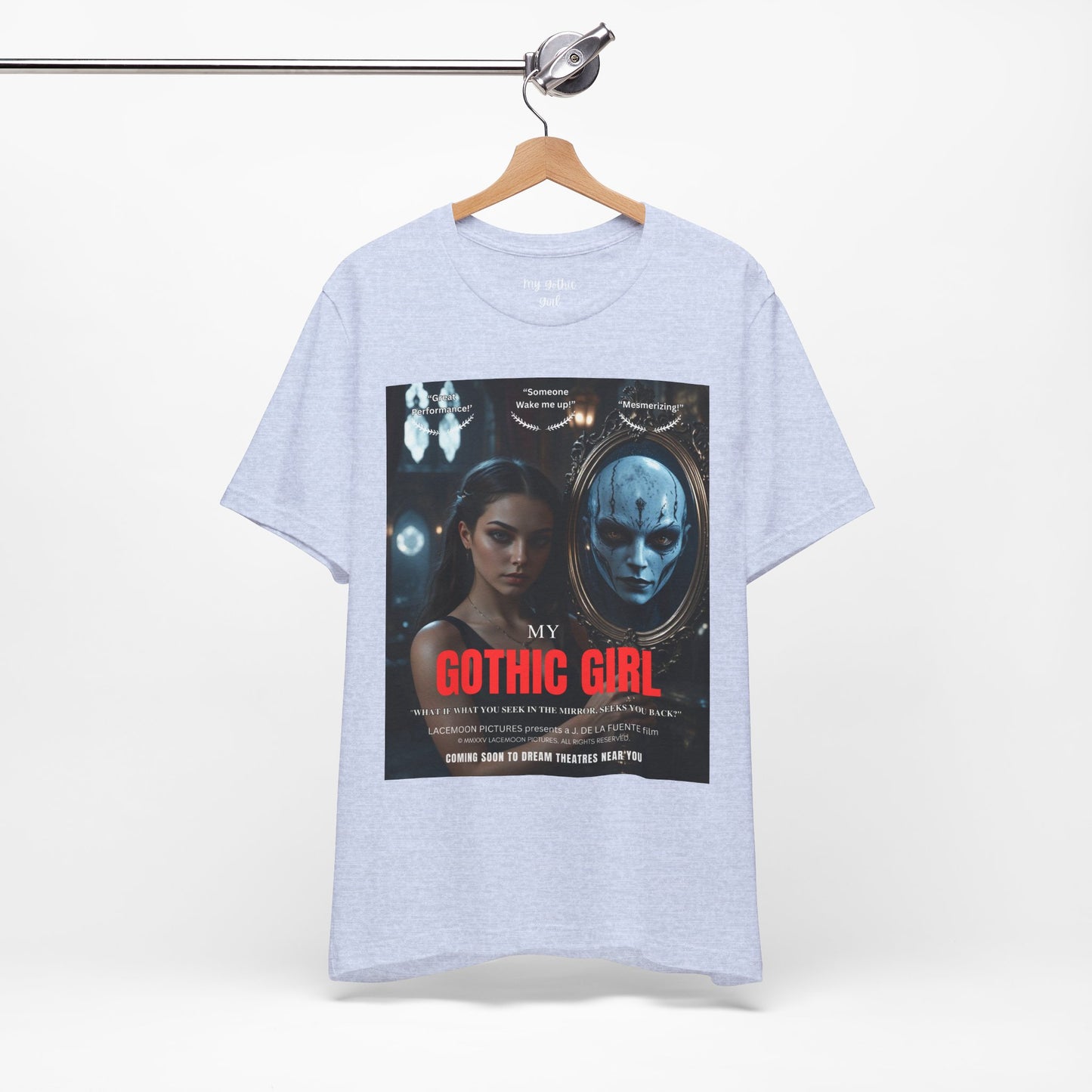 My Gothic Girl T-Shirt "Movie Poster" – Whimsy Goth Streetwear, Dark Poetry Fashion, Alt Aesthetic Apparel