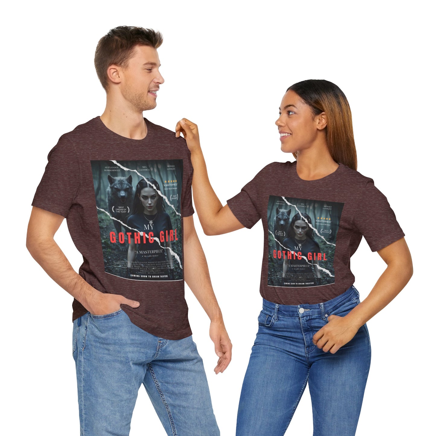 My Gothic Girl T-Shirt "Movie Poster" – Whimsy Goth Streetwear, Dark Poetry Fashion, Alt Aesthetic Apparel