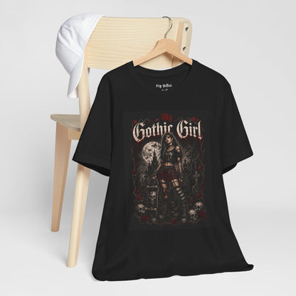 My Gothic Girl - Skater Girl Short Sleeve T Shirt