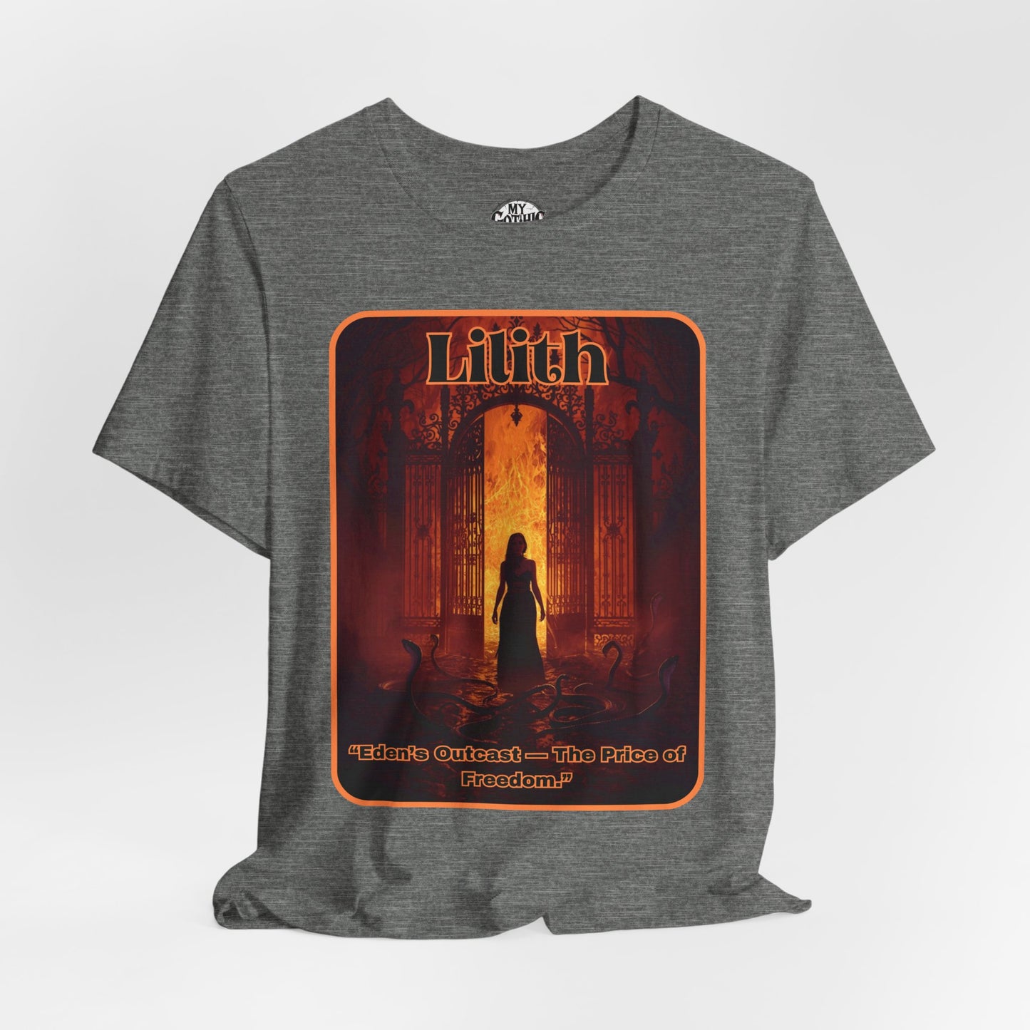“Lilith  —  Eden’s Outcast, The Price of Freedom.” Graphic T-Shirt – Alt Aesthetic Poetic Goth Street-wear
