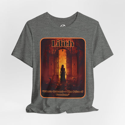 “Lilith  —  Eden’s Outcast, The Price of Freedom.” Graphic T-Shirt – Alt Aesthetic Poetic Goth Street-wear