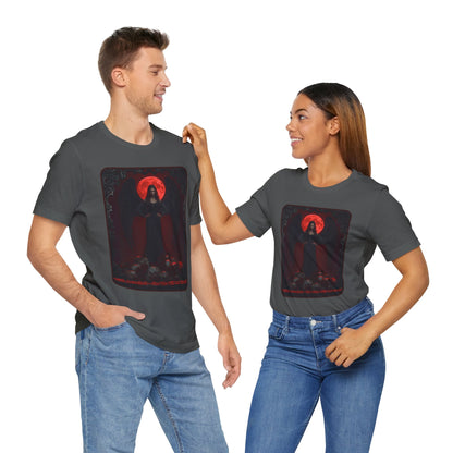 “Lilith Ascendant — She Who Will Not Kneel.” Graphic T-Shirt – Alt Aesthetic Poetic Goth Street-wear