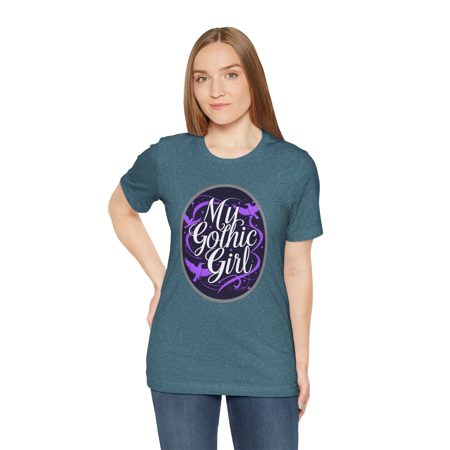 My Gothic Girl Poetic Goth Graphic Tee – Dark Alt Aesthetic Streetwear Fashion
