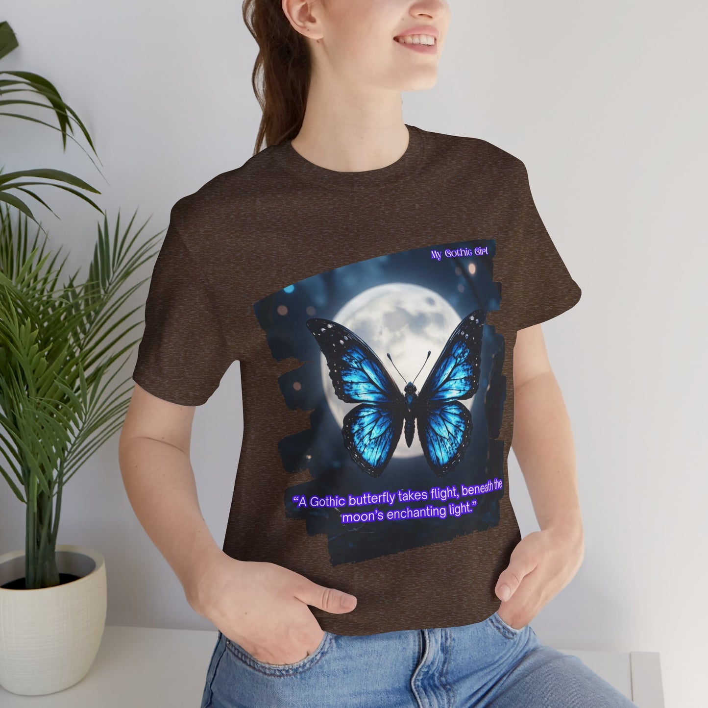 My Gothic Girl Graphic Tee – Whimsy Goth Streetwear, Dark Poetry Fashion, Alt Aesthetic Apparel