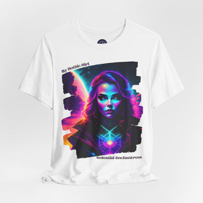 Celestial Enchantress Poetic Goth Graphic Tee – My Gothic Girl