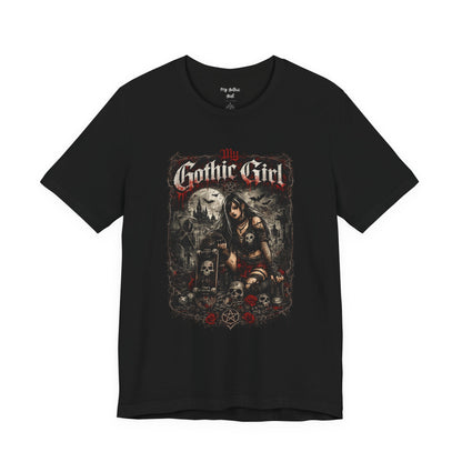 My Gothic Girl - Skater Girl Short Sleeve T Shirt