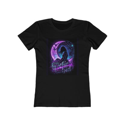 Celestial Gothic Moon Empress - My Gothic Girl - Boyfriend Tee for Women