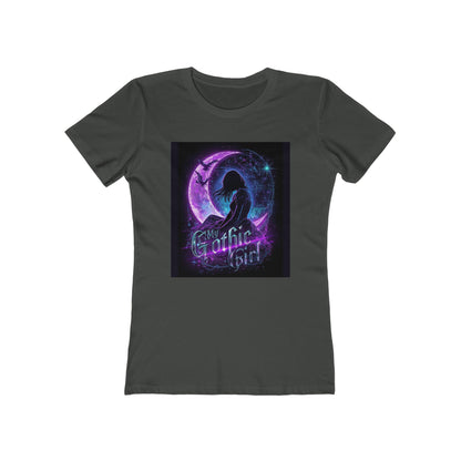 Celestial Gothic Moon Empress - My Gothic Girl - Boyfriend Tee for Women