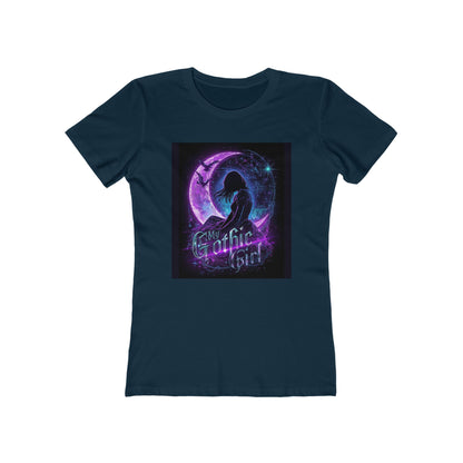 Celestial Gothic Moon Empress - My Gothic Girl - Boyfriend Tee for Women