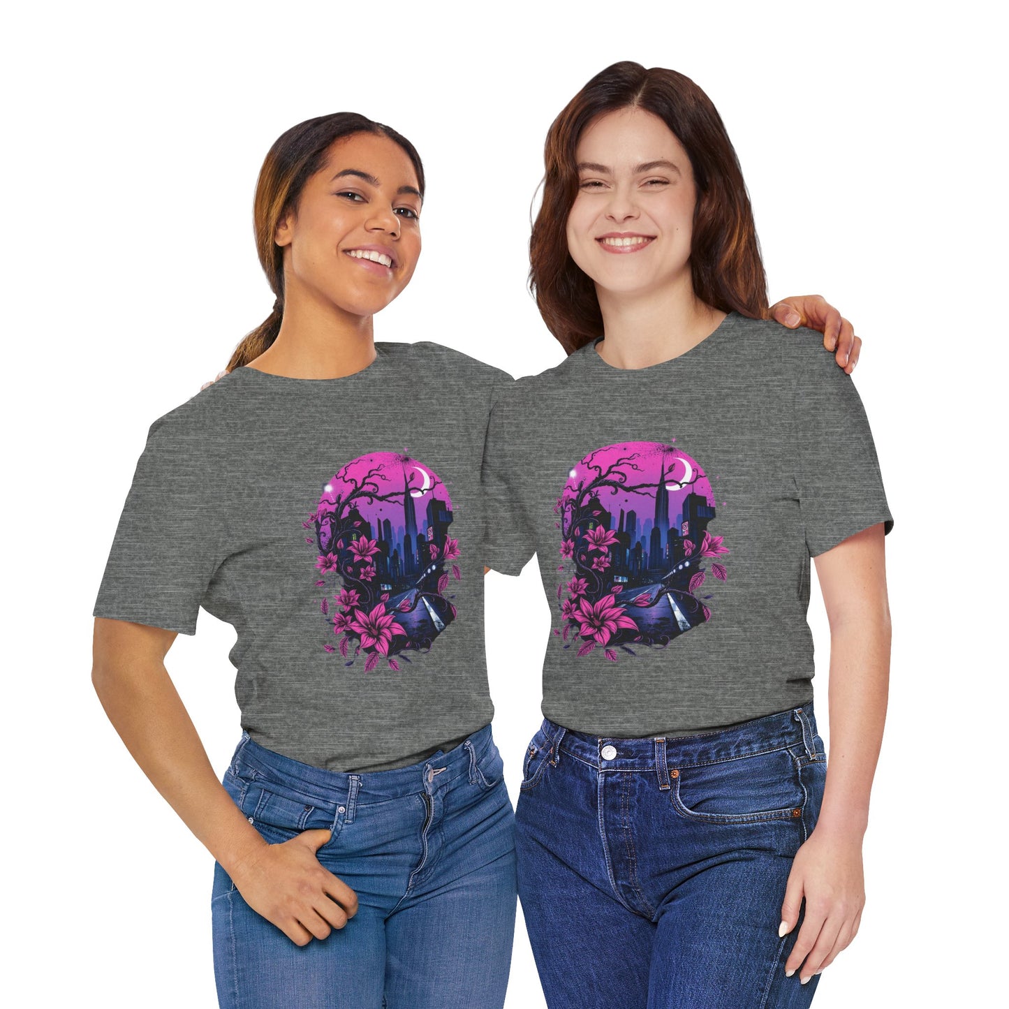 “Dark Bloom” — WhimsyGoth Floral Tee – Alt Aesthetic Poetic Goth Street-wear