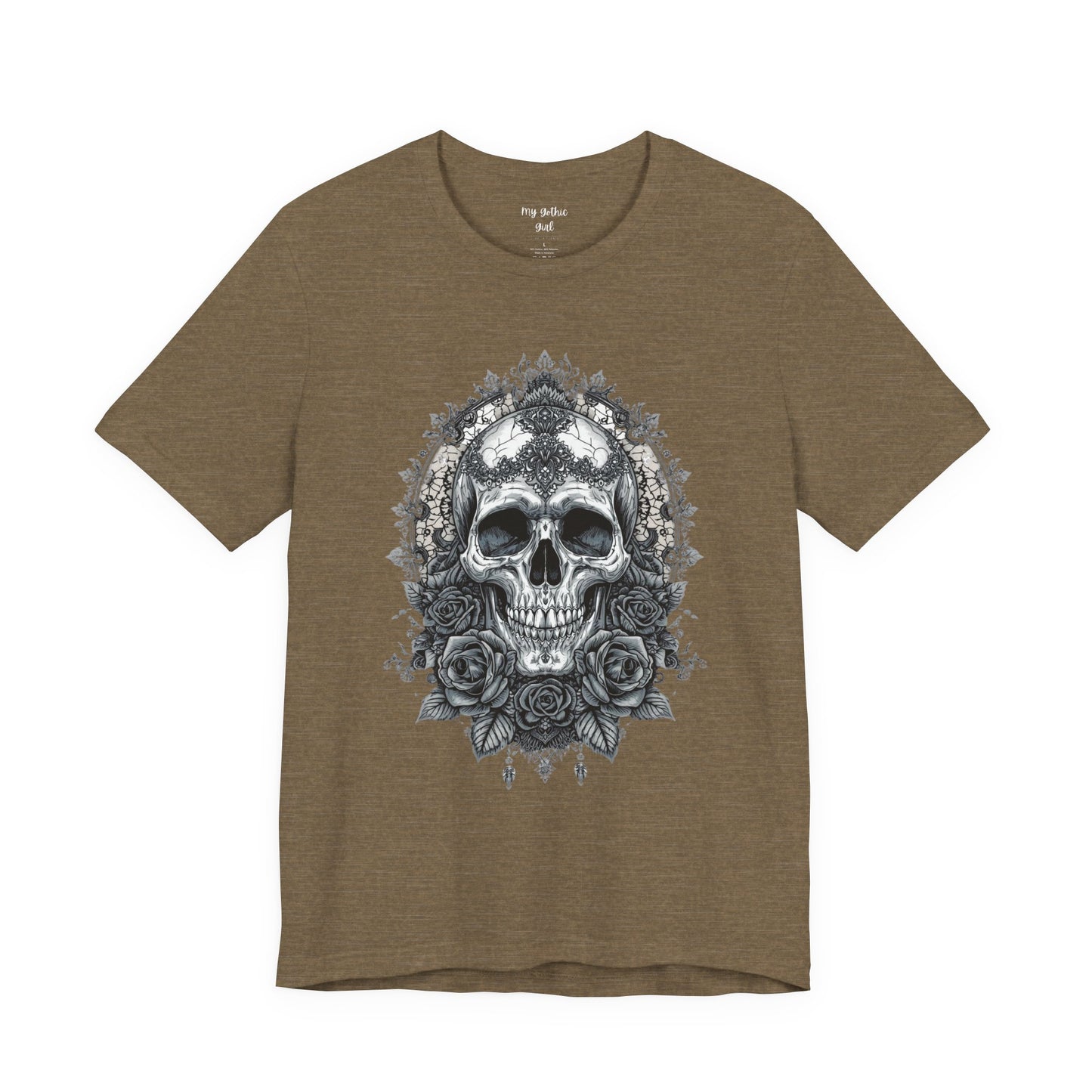 Gothic Skull Elegance T-Shirt