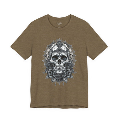 Gothic Skull Elegance T-Shirt