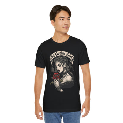 My Gothic Girl - Dark Rose Queen Graphic T Shirt