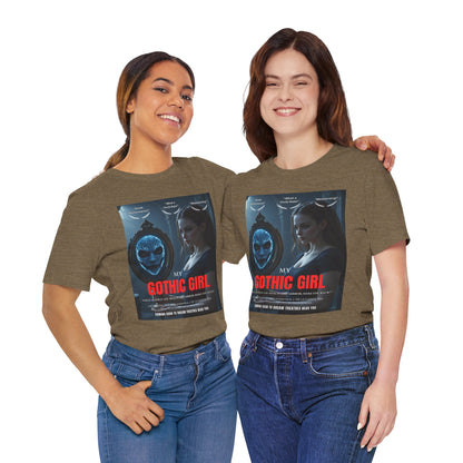 My Gothic Girl "Movie Poster" Graphic Tee – Gothic Streetwear, Whimsy Goth, Dark Poetry Alt Fashion