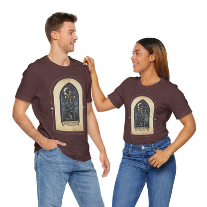 "Vengeance and Faith"  Gothic Graphic T-Shirt – Alt Aesthetic Poetic Goth Streetwear