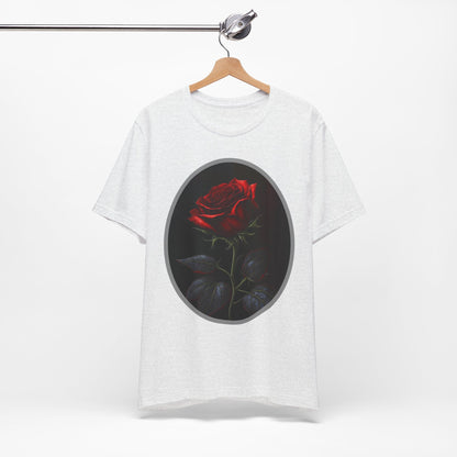 My Gothic Girl T-Shirts for Women & Men "Linda's Red Rose" Dark Aesthetic & Alternative Tees – My Gothic Girl