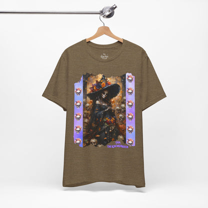 My Gothic Girl Dia De Los Muertos Graphic Tee – Gothic Streetwear, Whimsy Goth, Dark Poetry Alt Fashion