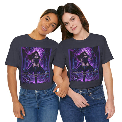 Dark Sorceress Graphic Tee — "A dark desire now sets forth into the night"