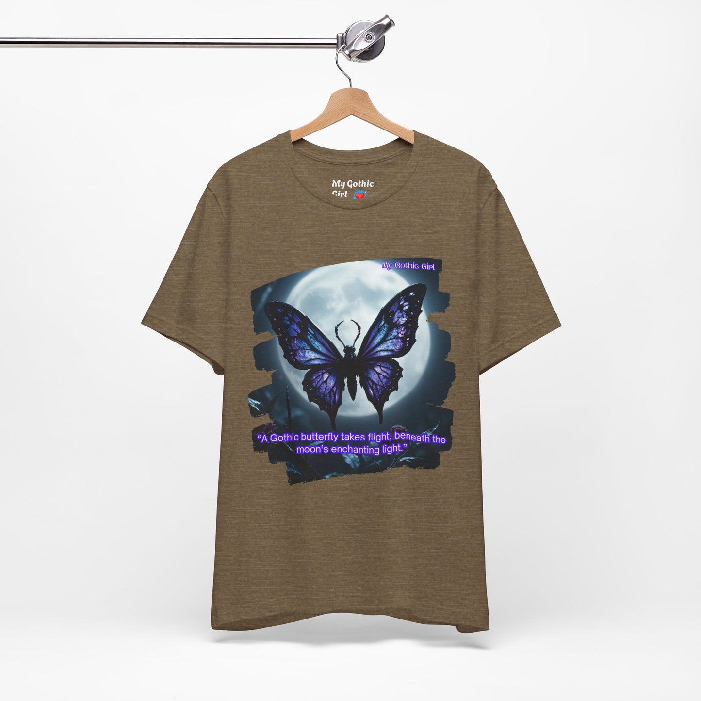 My Gothic Girl Graphic Tee – Whimsy Goth Streetwear, Dark Poetry Fashion, Alt Aesthetic Apparel