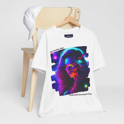 Celestial Enchantress Poetic Goth Graphic Tee – My Gothic Girl
