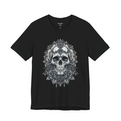 Gothic Skull Elegance T-Shirt